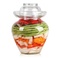 5升玻璃泡菜坛子腌菜缸玻璃透明加厚水密封腌菜泡罐家用咸菜储物罐图