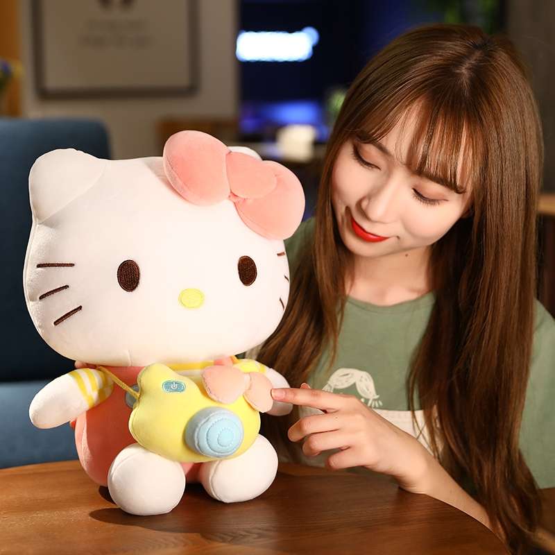 Hello Kitty plush toys, super soft and elastic, are selling well. kt Cat detail image 9