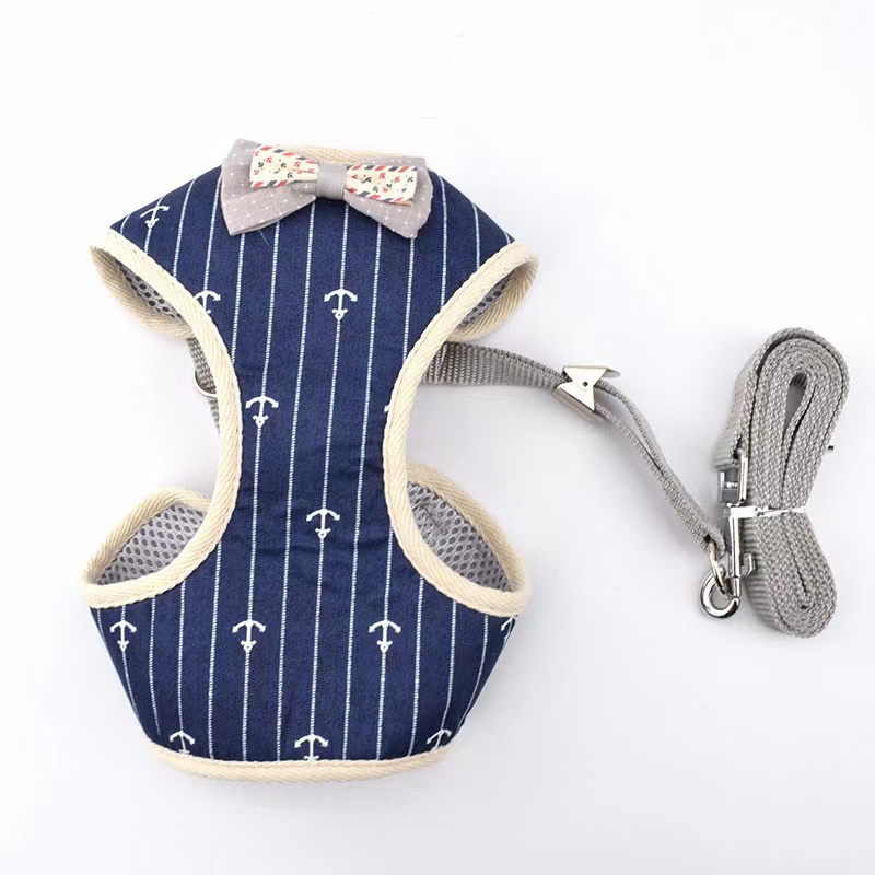 宠物格子款胸背带🎉🎉🎉
S、M、L，透气网布，上身舒适[机智]