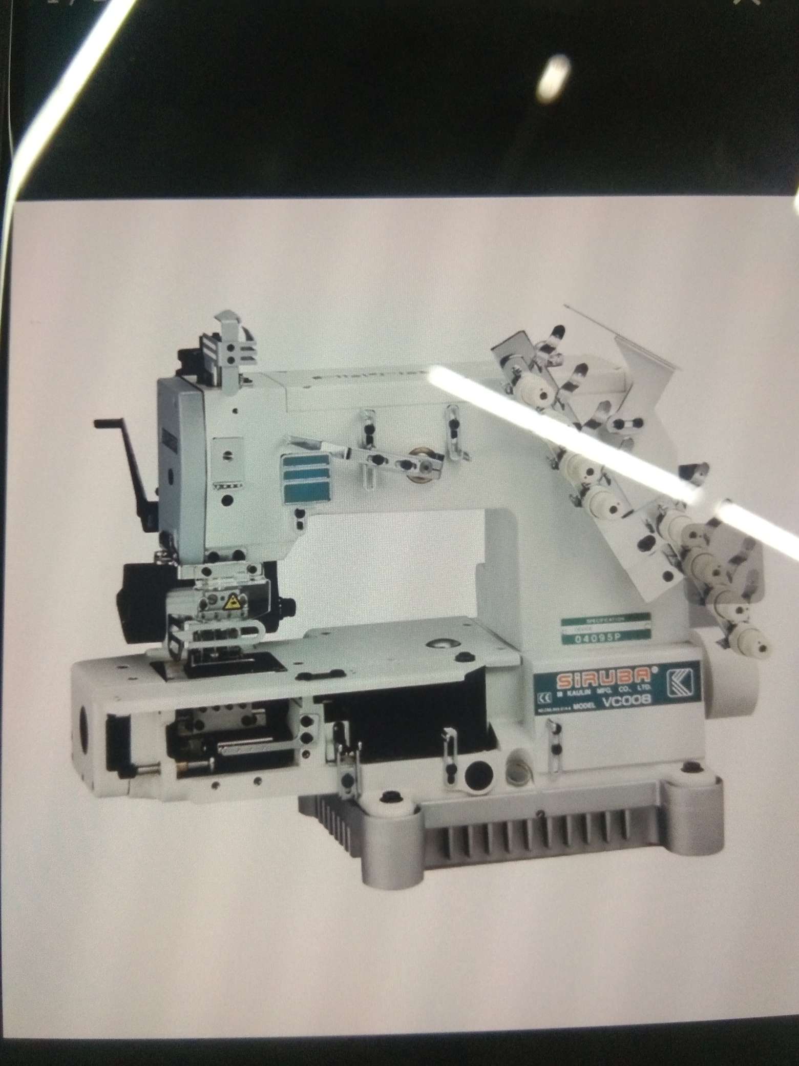 银箭工业缝纫机vc008－04085p图