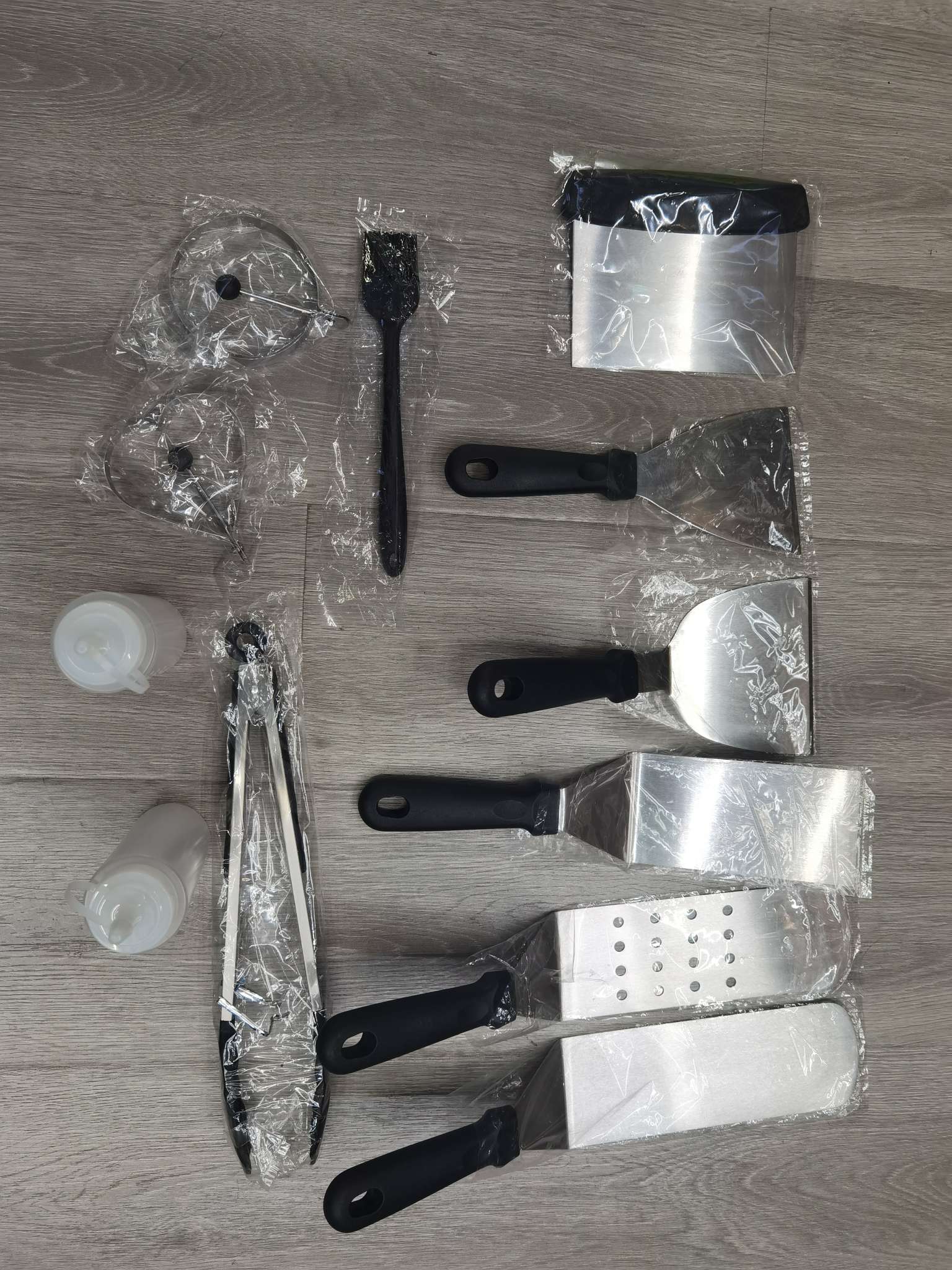 烘培烧烤组合工具BBQ套装热销亚马孙不锈钢铁板烧铲 其他烧烤用具详情图8
