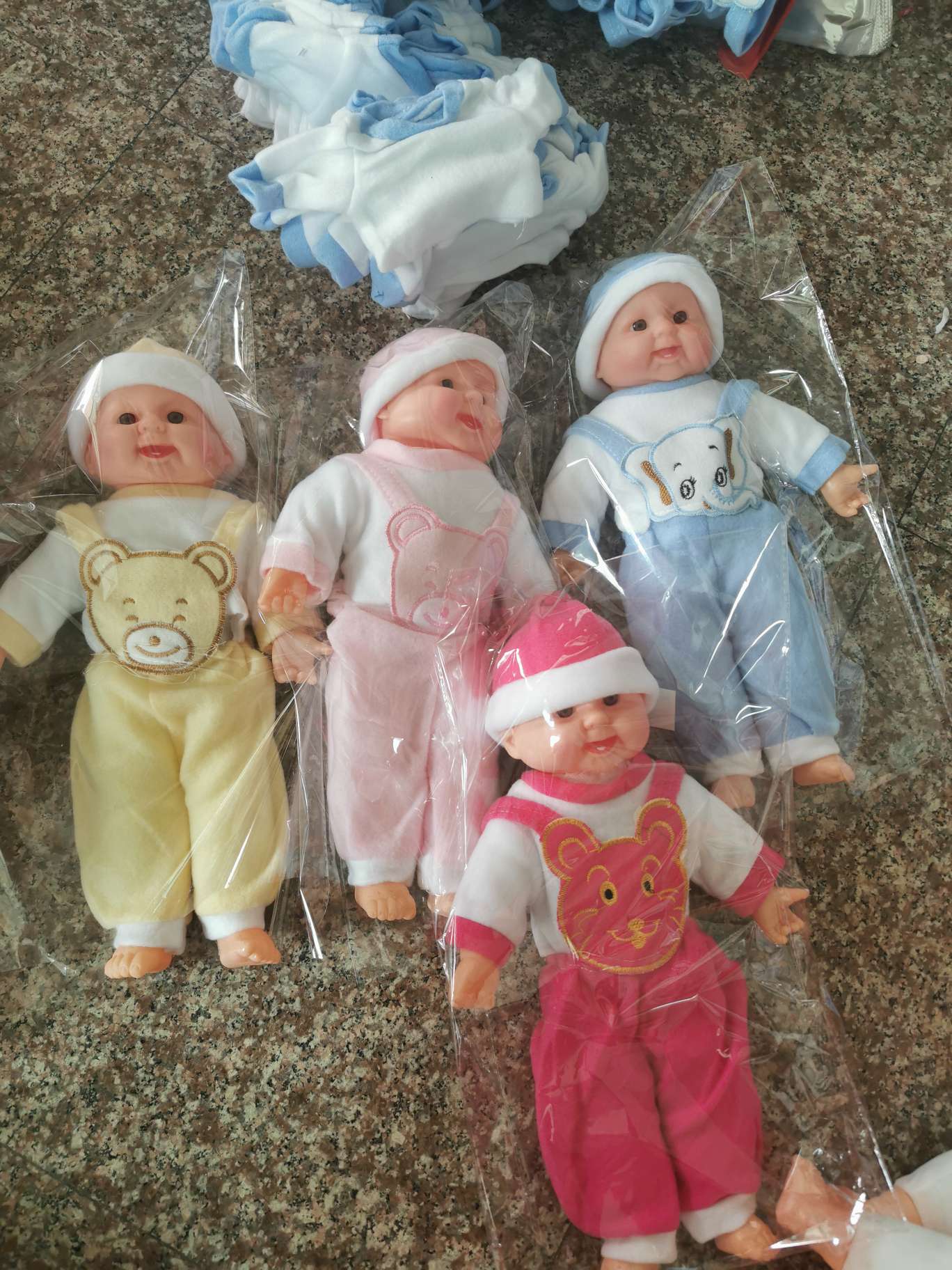 38cm Zhongxiao Wa vinyl Doll four-color bestseller toy music plush electric