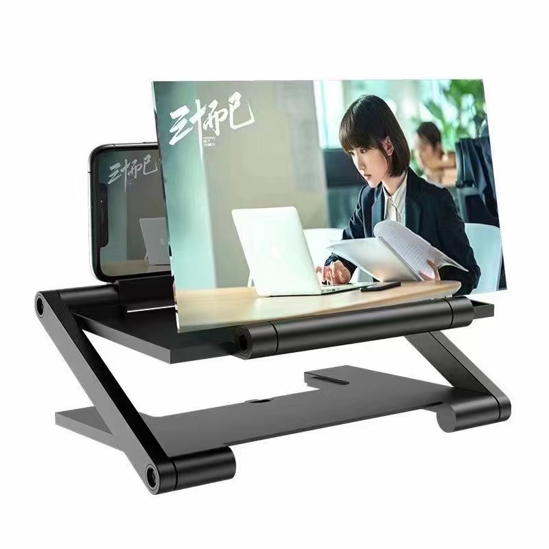 Foldable and lift-up mobile phone screen amplifier mirror, high-definition expansion screen, ultra-clear anti-blue light, a lazy person's TV series watching wonder undefined