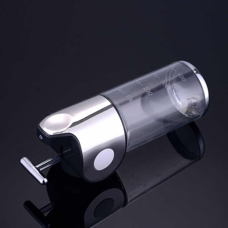 家用厨房不锈钢拉杆洗手液瓶皂液器产品图