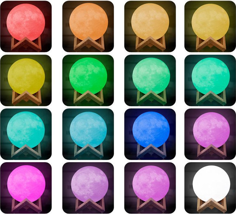 现代简约北欧创意月球拍拍灯餐厅客厅卧室ins网红PLA（工厂直销）图