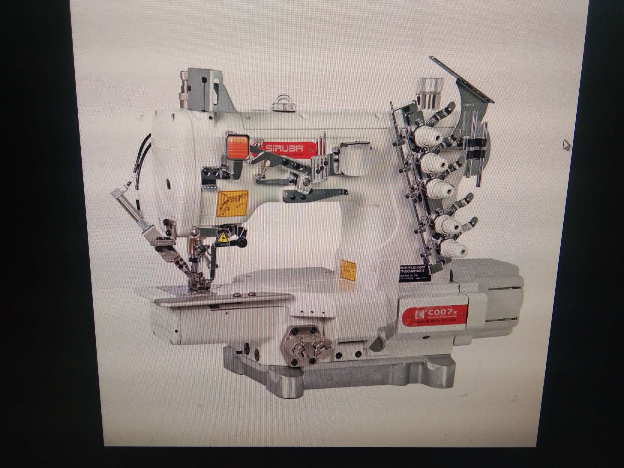 Silver Arrow Industrial Sewing Machine c007k-w122-356/ch