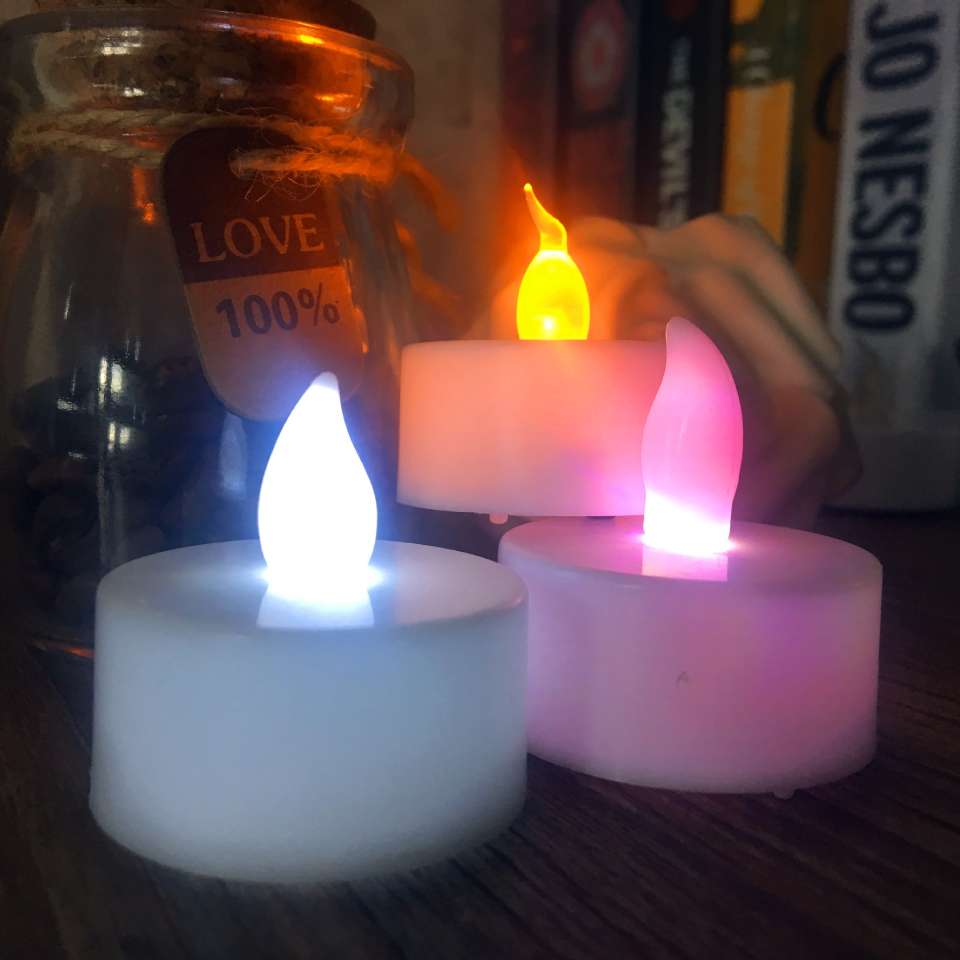 厂家直销 led蜡烛 创意小茶蜡电子蜡烛 万圣节圣诞节婚庆派对用品产品图