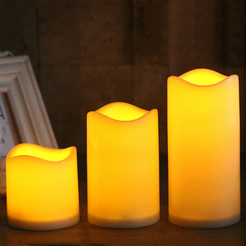 Switch wave mouth LED electronic candle light wedding road candle hotel atmosphere candle thumbnail
