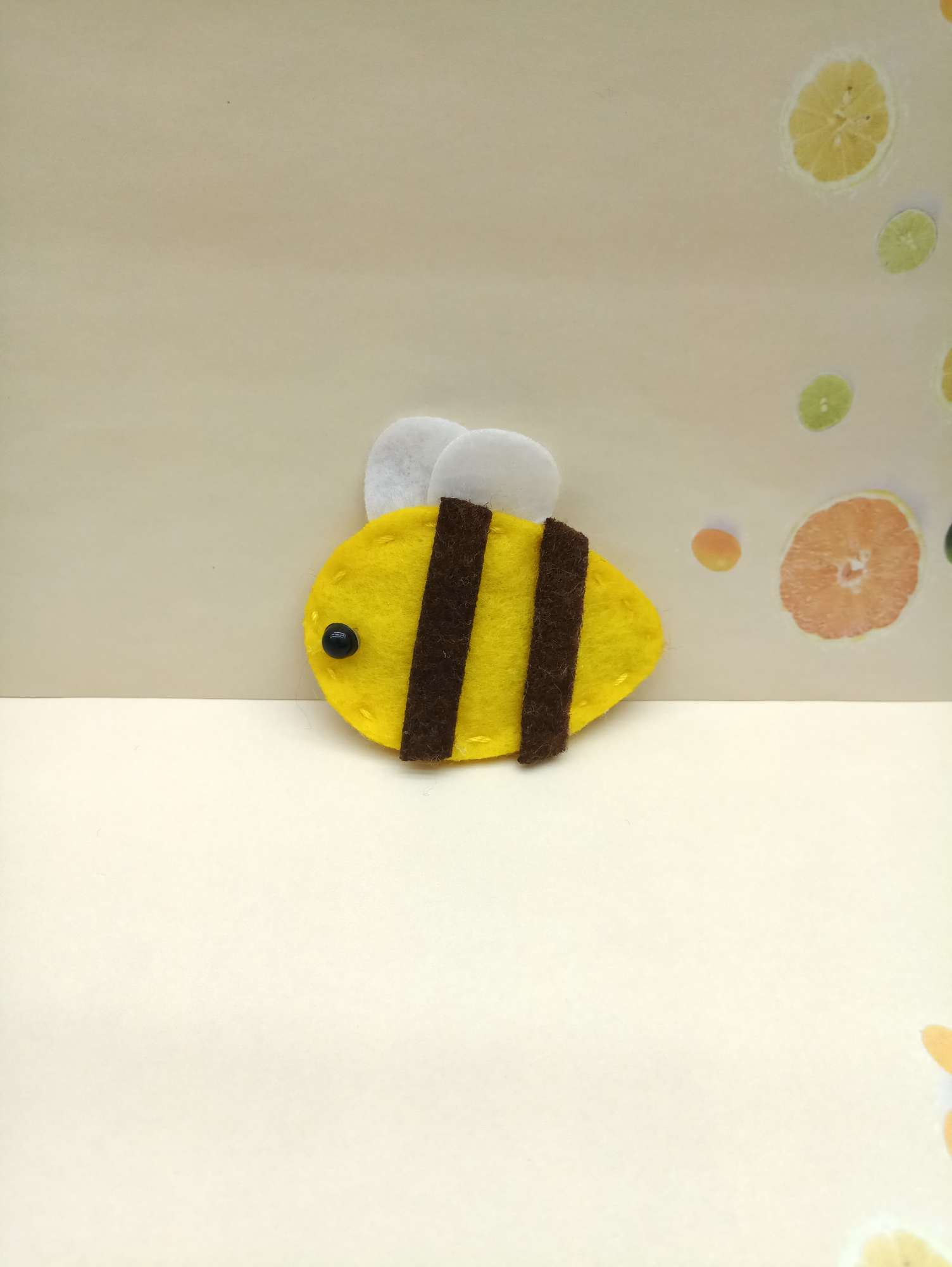 无纺布卡通大黄蜂夹子手工制作创意配件