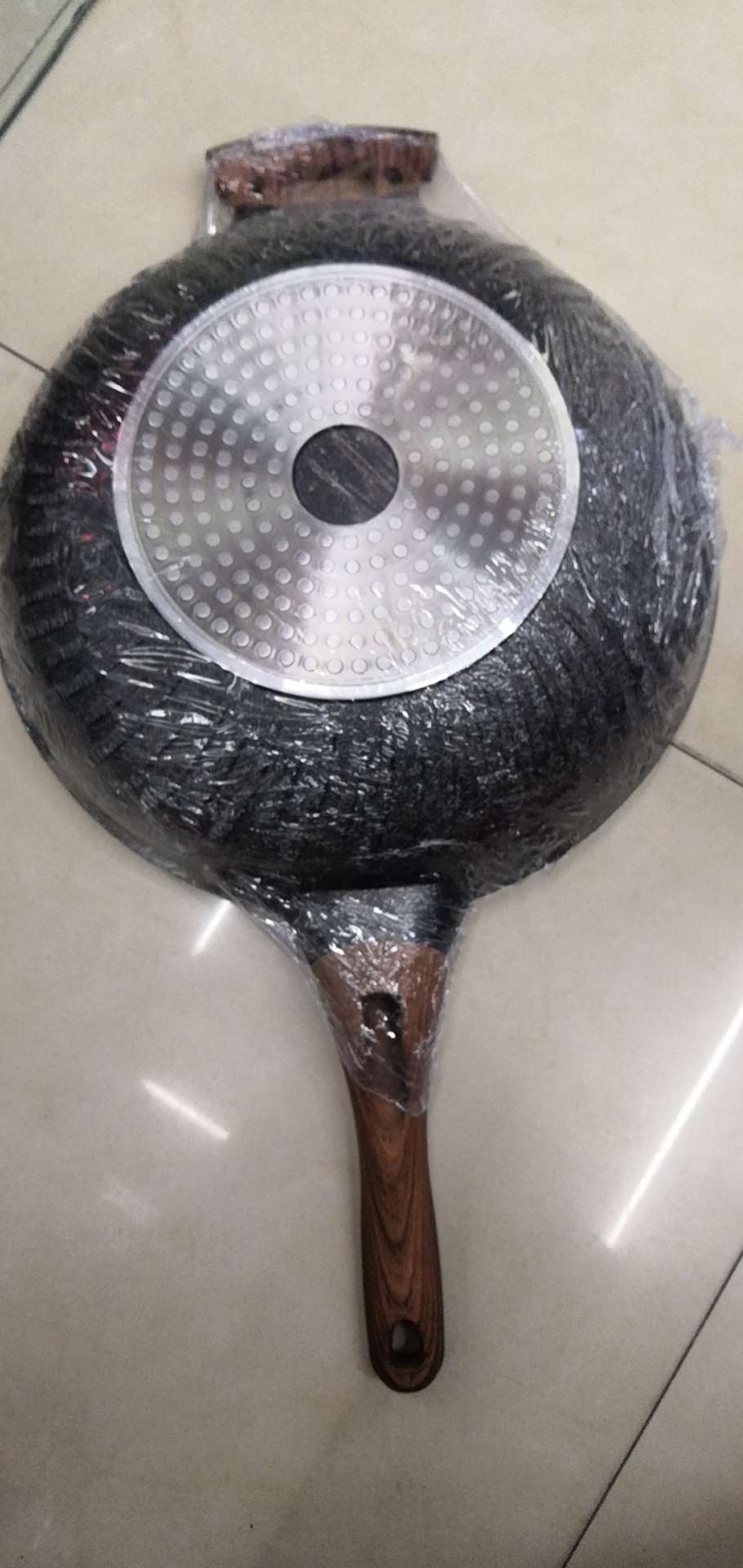 32 cm marble wok detail image 1