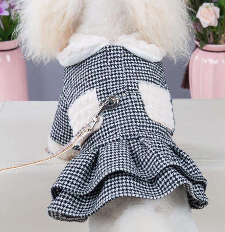 宠物宝宝衣服灯芯绒棉裙详情图14