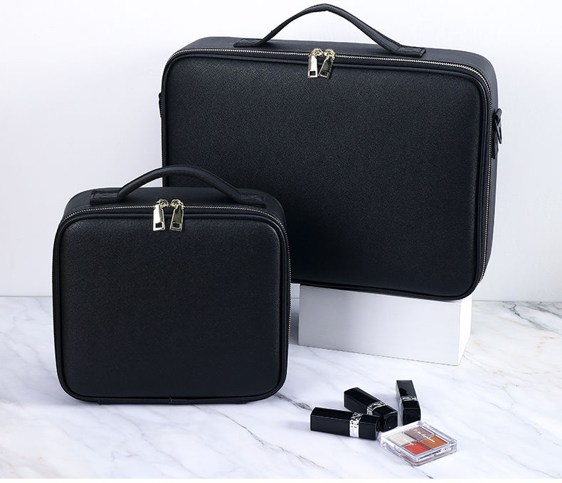 化妆包女便携ins手提大容量多层专业化妆品收纳美甲纹绣工具箱详情图5