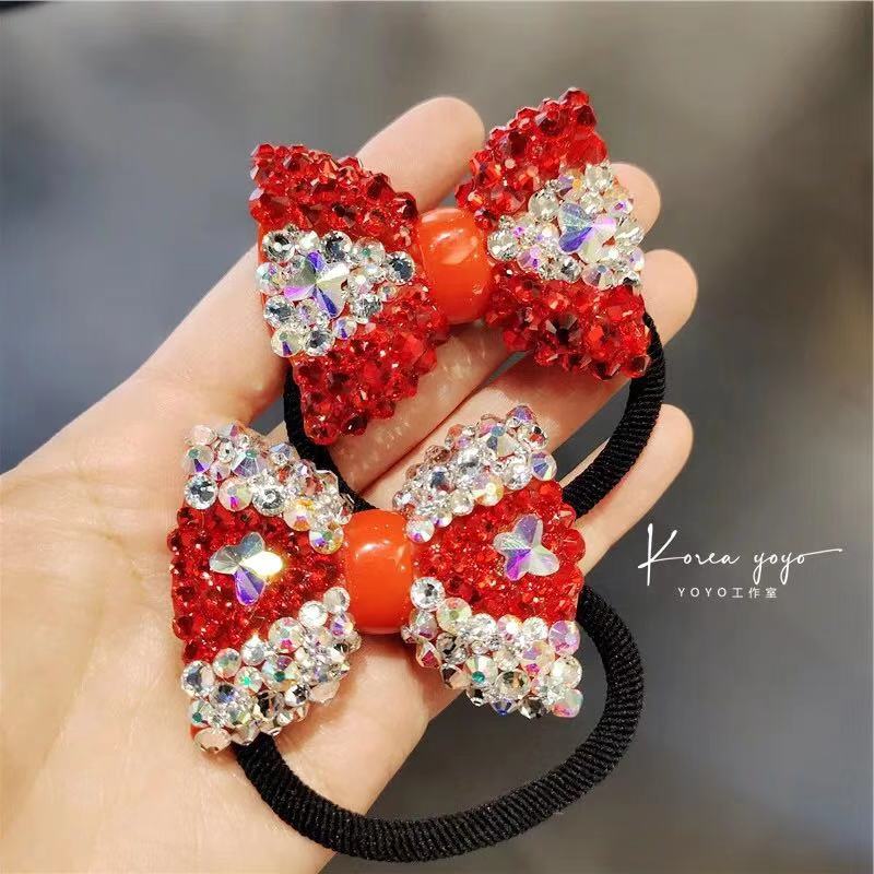 Butterfly Flower jewelry leather band ppc bow tie red and white checkered