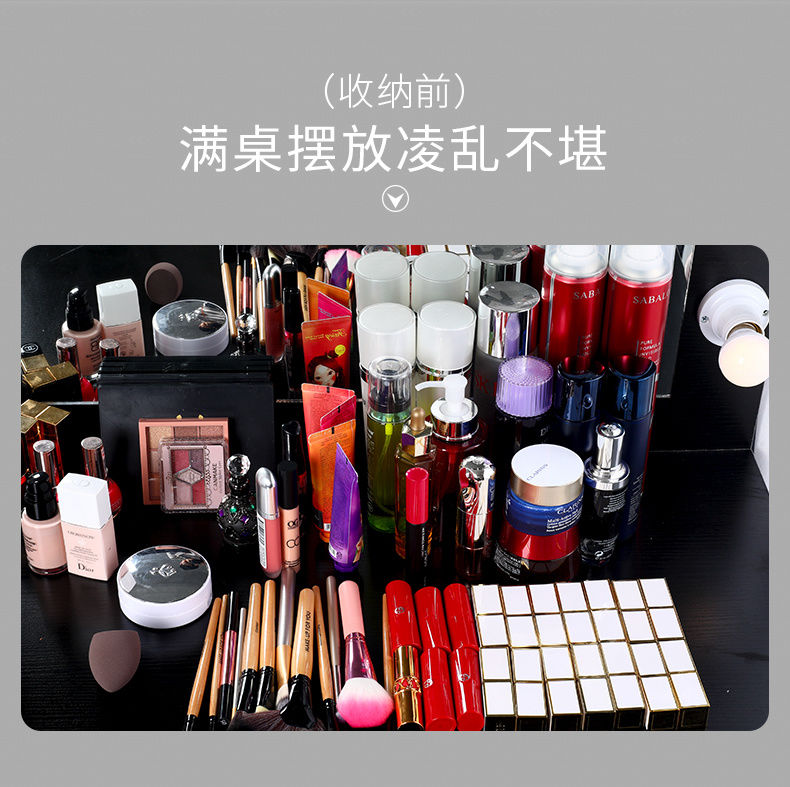 化妆包女便携ins手提大容量多层专业化妆品收纳美甲纹绣工具箱详情图8