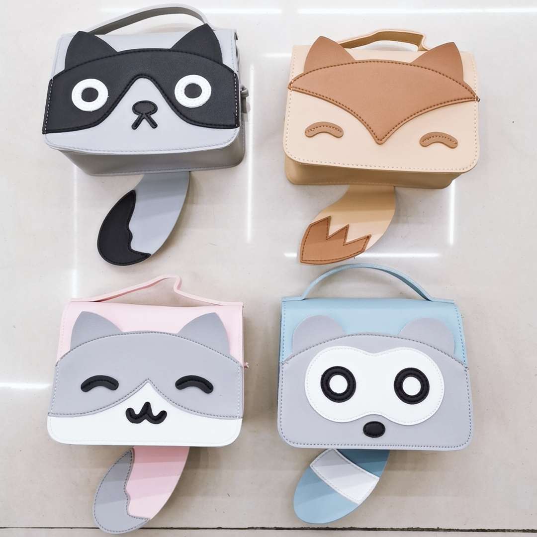 New female crossbody bag Korean version fashion schoolgirl handbag Cute cartoon little girl purse thumbnail