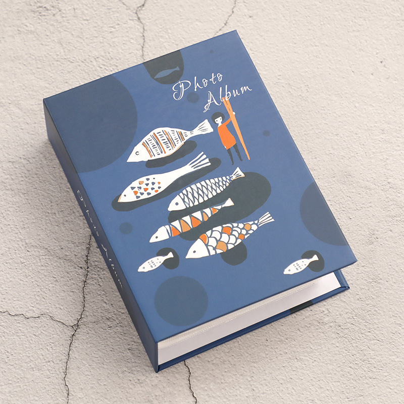 9222新款大六寸100张卡通纪念册儿童相薄插页相册批发白底实物图