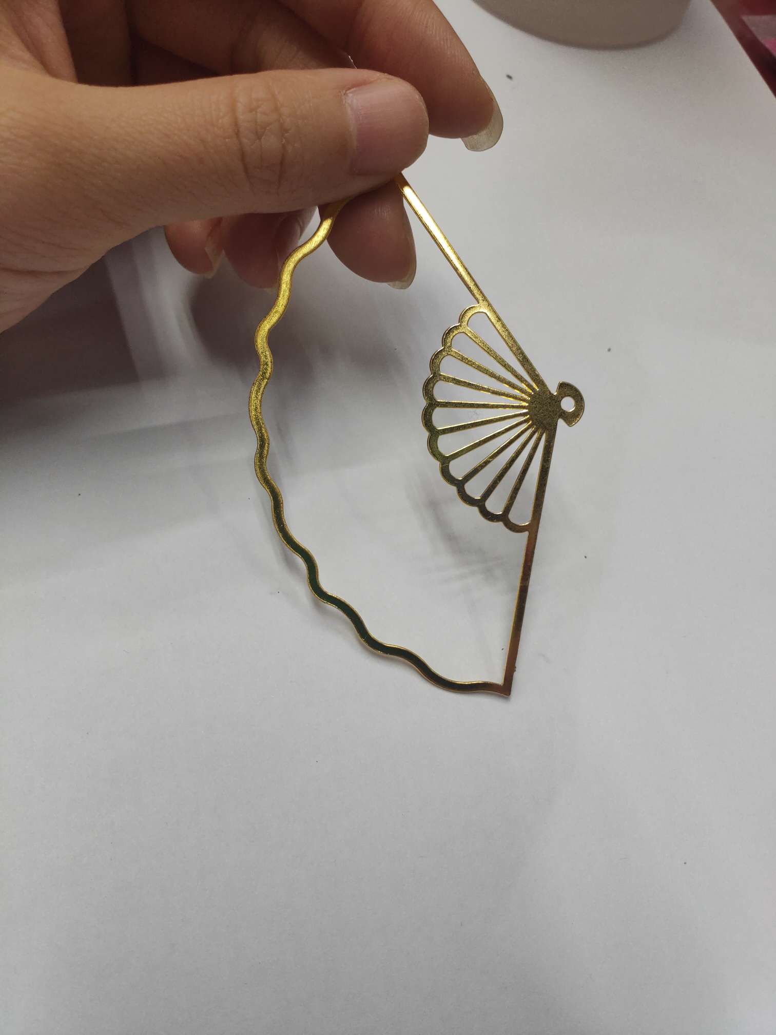 Fan-shaped versatile bookmark accessory computer sheet details Picture
