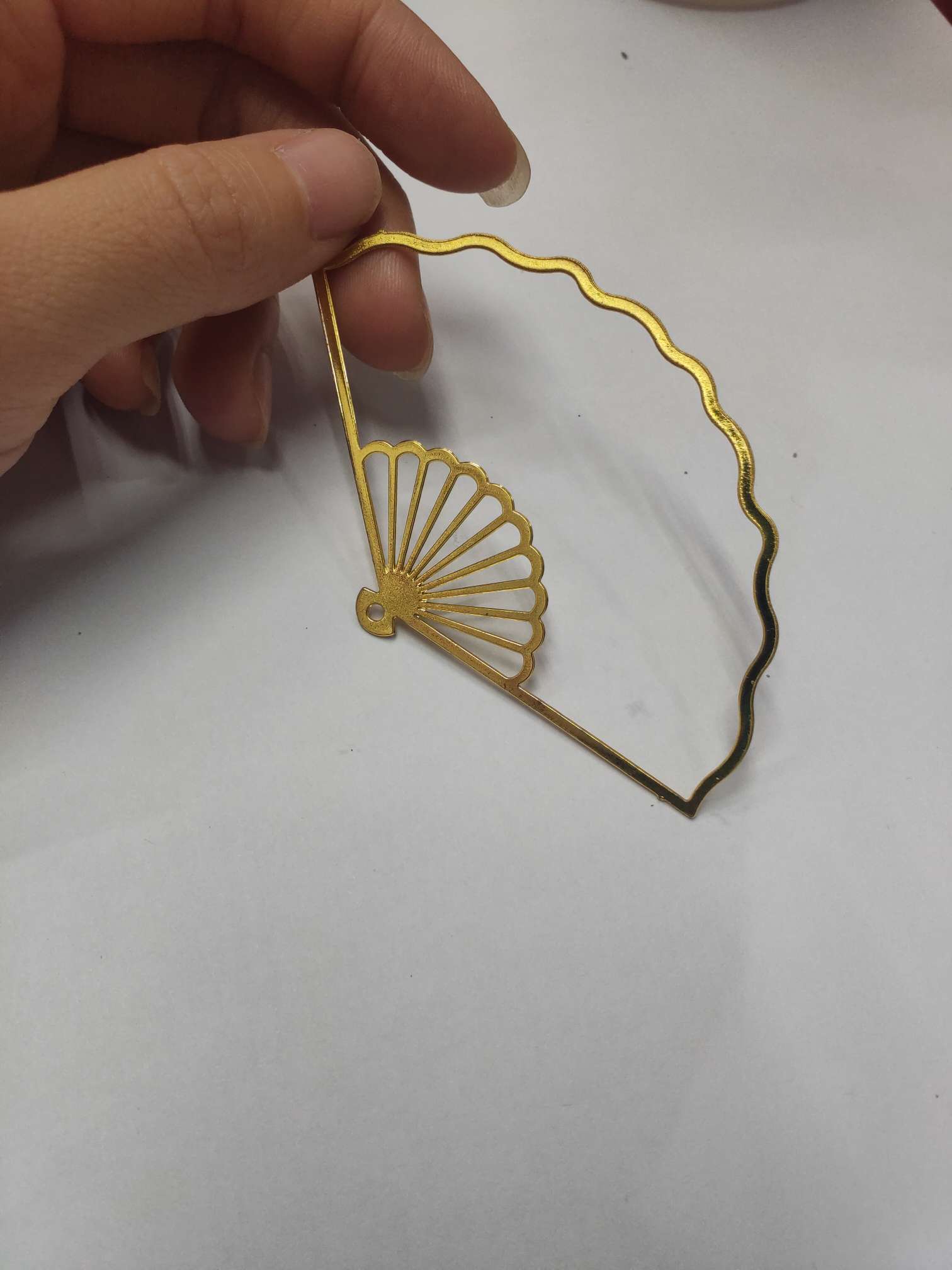 Fan-shaped versatile bookmark accessory computer sheet Specification image