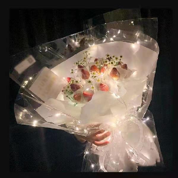 Luminous wrapping paper for flowers detail image 4