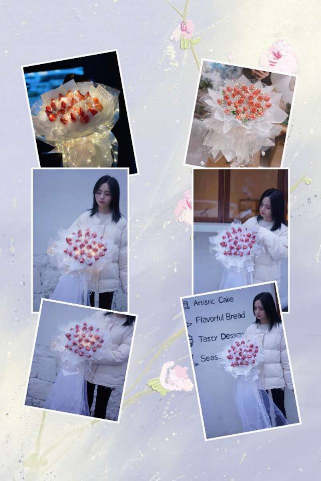 Luminous wrapping paper for flowers Application Scenario
