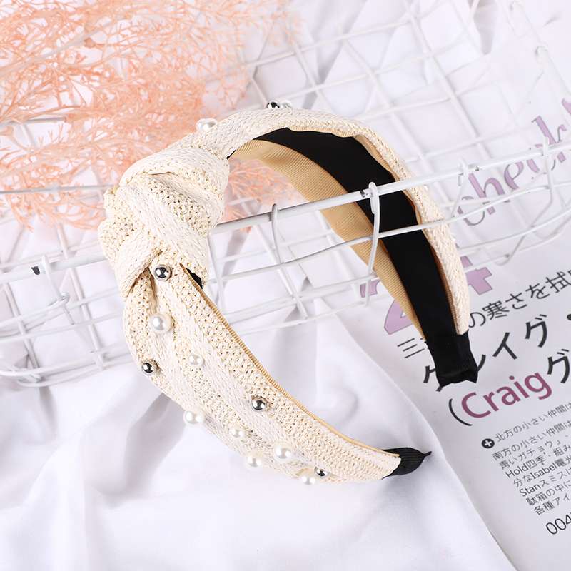 Woven Fabric, Beaded And Knotted Headband Application Scenario