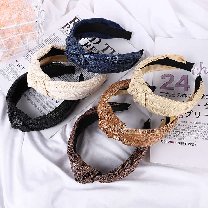 Weave Fabric And Knot Headbands