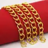 Wholesale O-chain gold-plated men's necklace accessories, 50 centimeters long Application Scenario