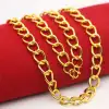 Wholesale O-chain gold-plated men's necklace accessories, 50 centimeters long details Picture