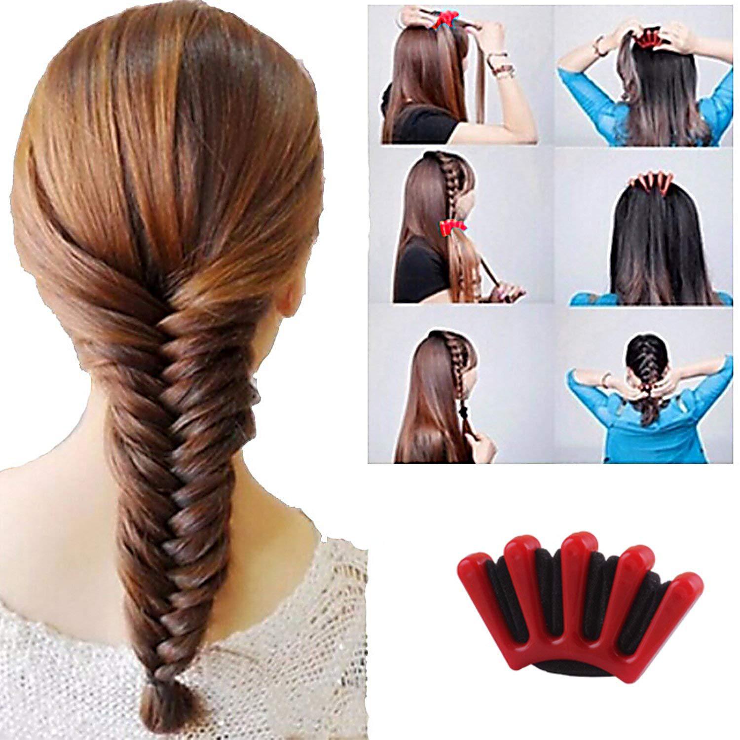25Pcs Hair Set Hair Accessories Set Hair Tools Braider Hair Tray Set Hair Tools details Picture