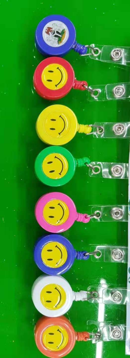 Easy pull buckle, smiley face easy pull buckle, YOYO buckle, work card buckle thumbnail