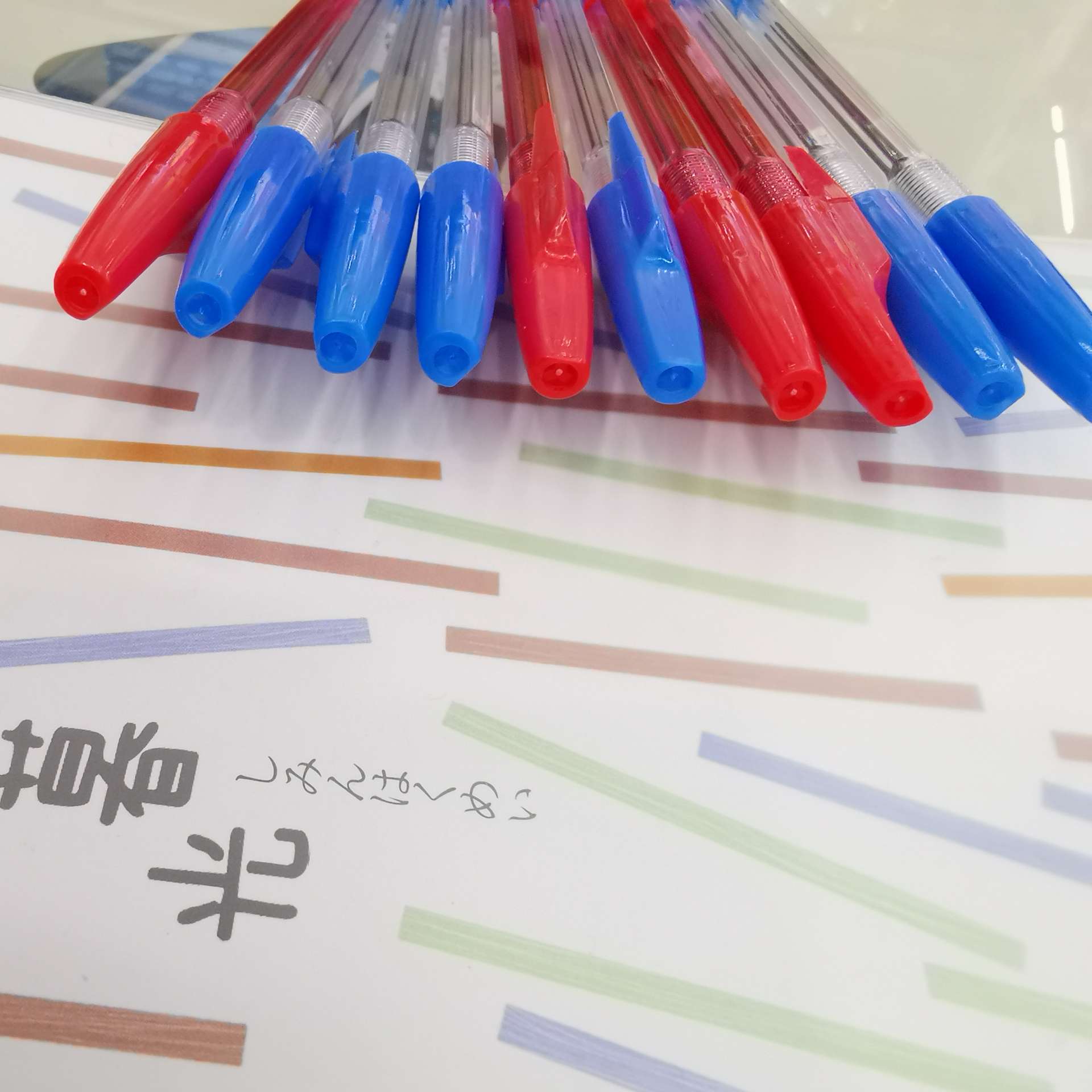 Simple ballpoint pen with electroplated tip Application Scenario