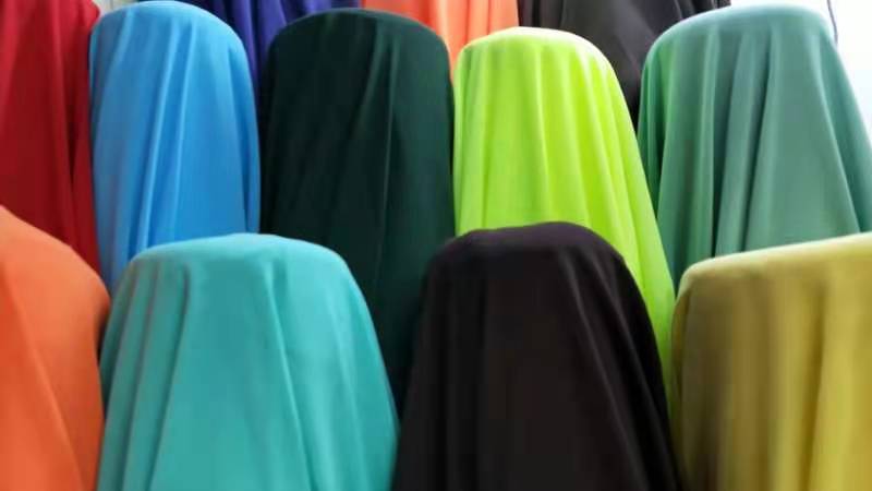 The base fabric is polyester fabric