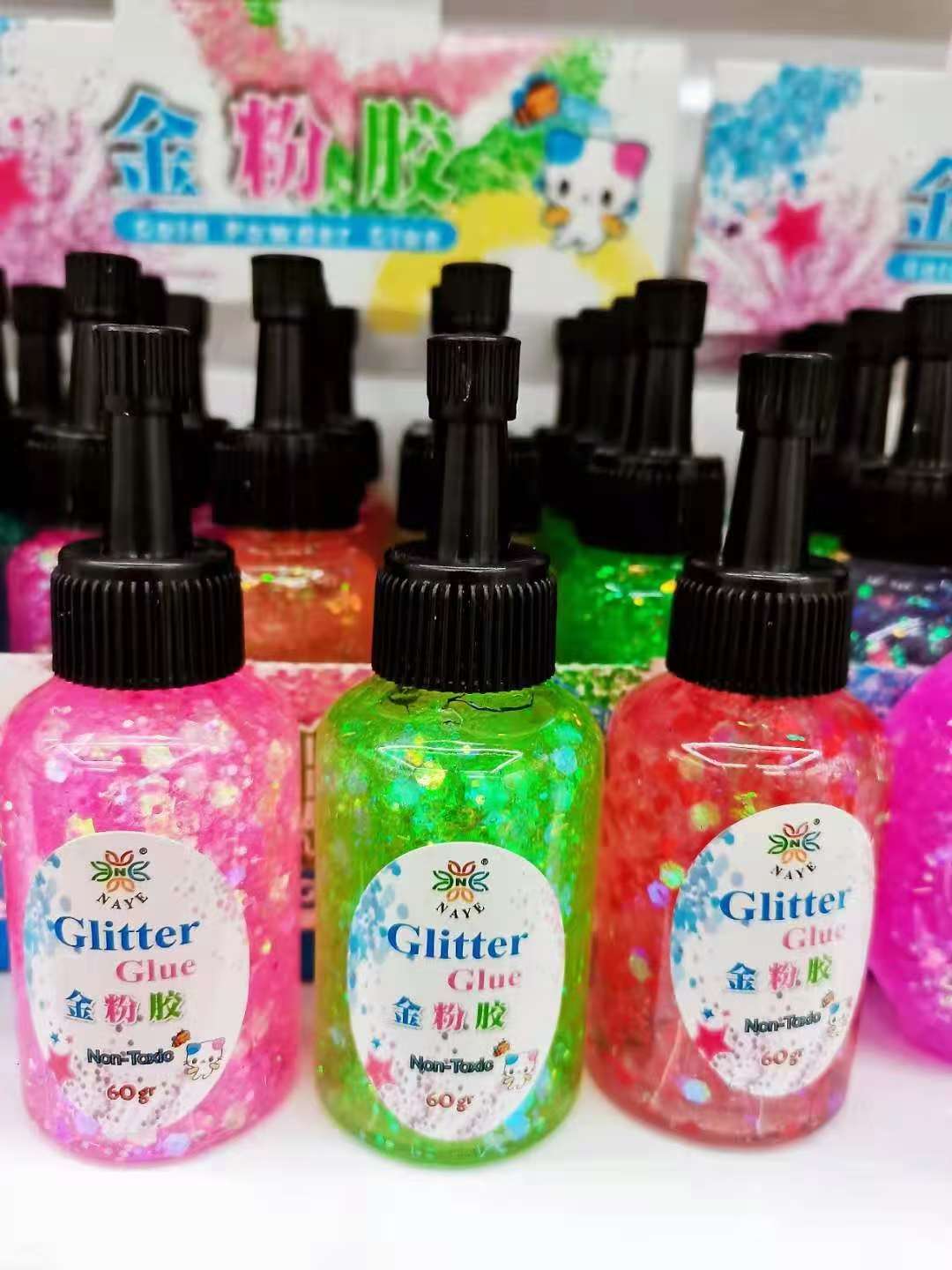 新款125ML幻彩粗粉胶手工制作圣诞礼物专用详情图2