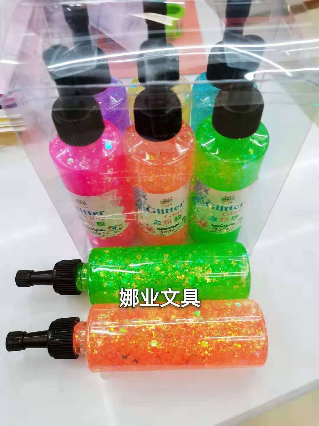 新款125ML幻彩粗粉胶手工制作圣诞礼物专用详情图1