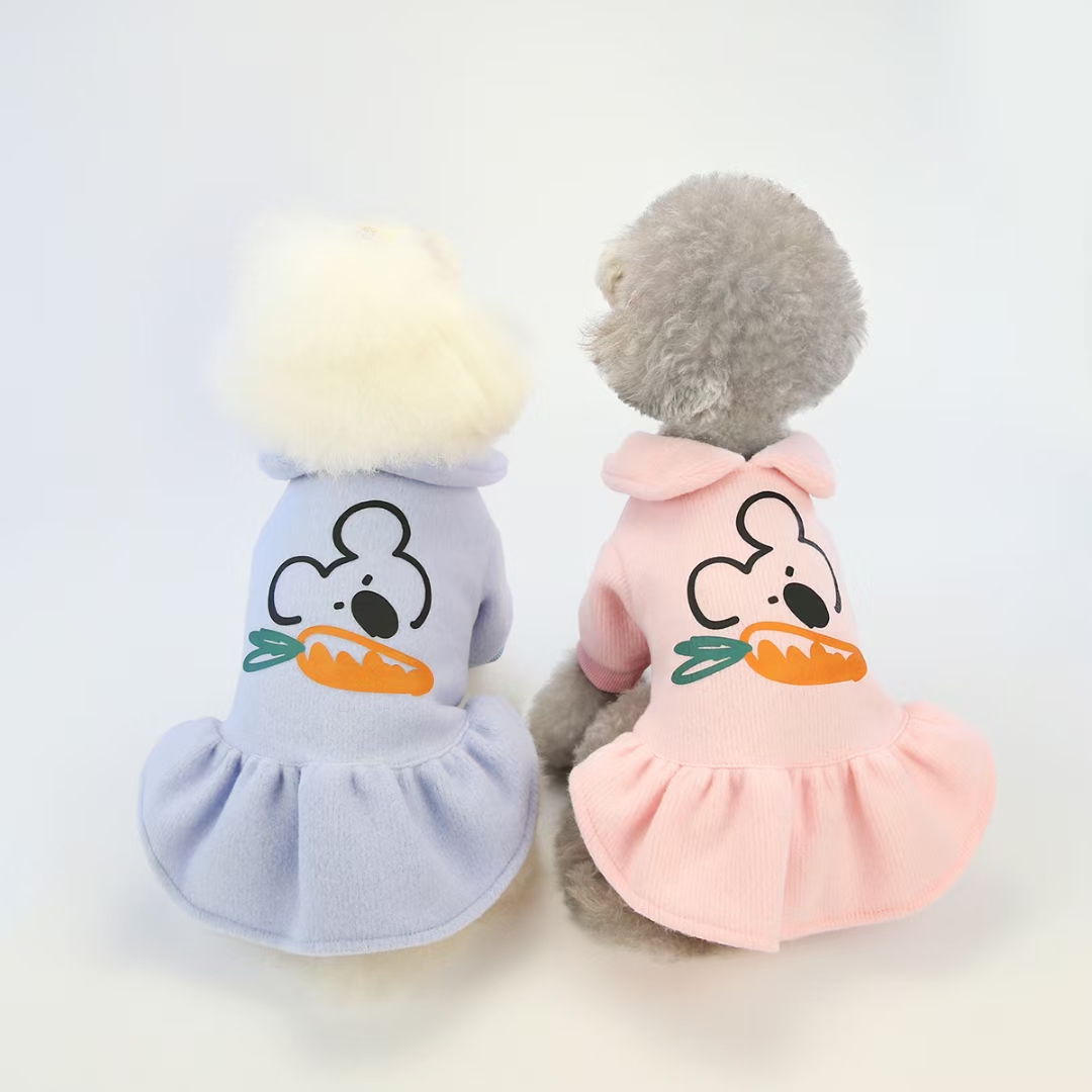 新春新款宠物宝宝新衣服！淡淡的粉色春的气息扑面而来！