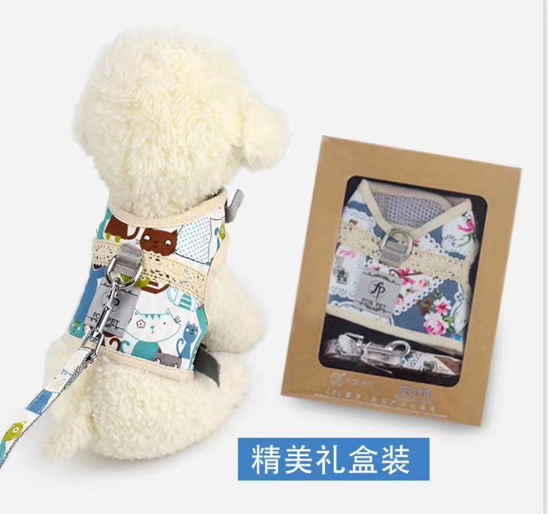 宠物宝宝波西米亚胸背带，多种花色可供选择详情3