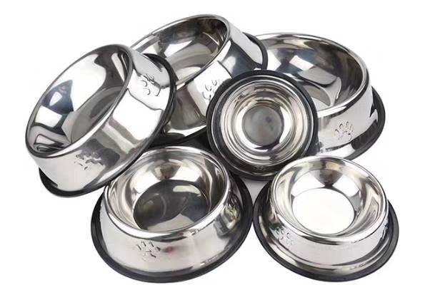 脚印不锈钢狗碗，厂家直销，支持个性化定制详情2
