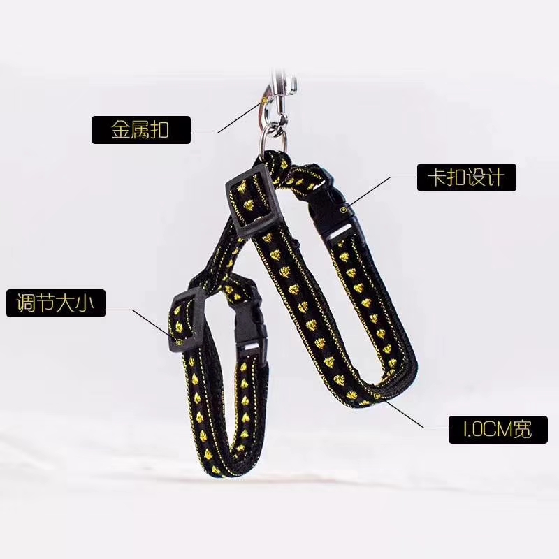 宠物宝宝猫咪时尚牵引绳戴着就是方便又好看！详情图4