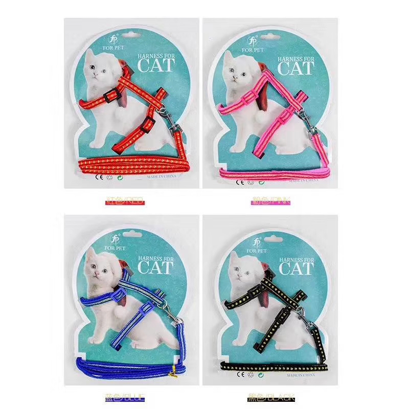 宠物宝宝猫咪时尚牵引绳戴着就是方便又好看！详情图2