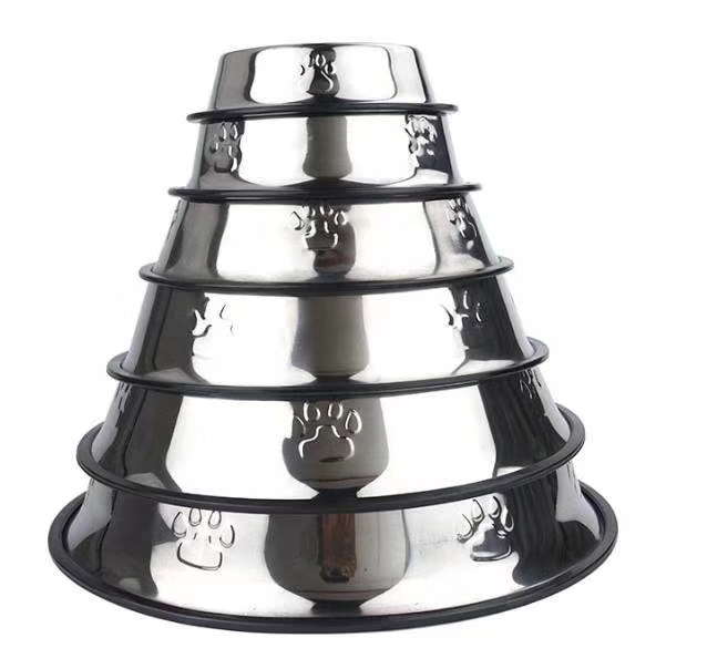 脚印不锈钢狗碗，厂家直销，支持个性化定制详情5