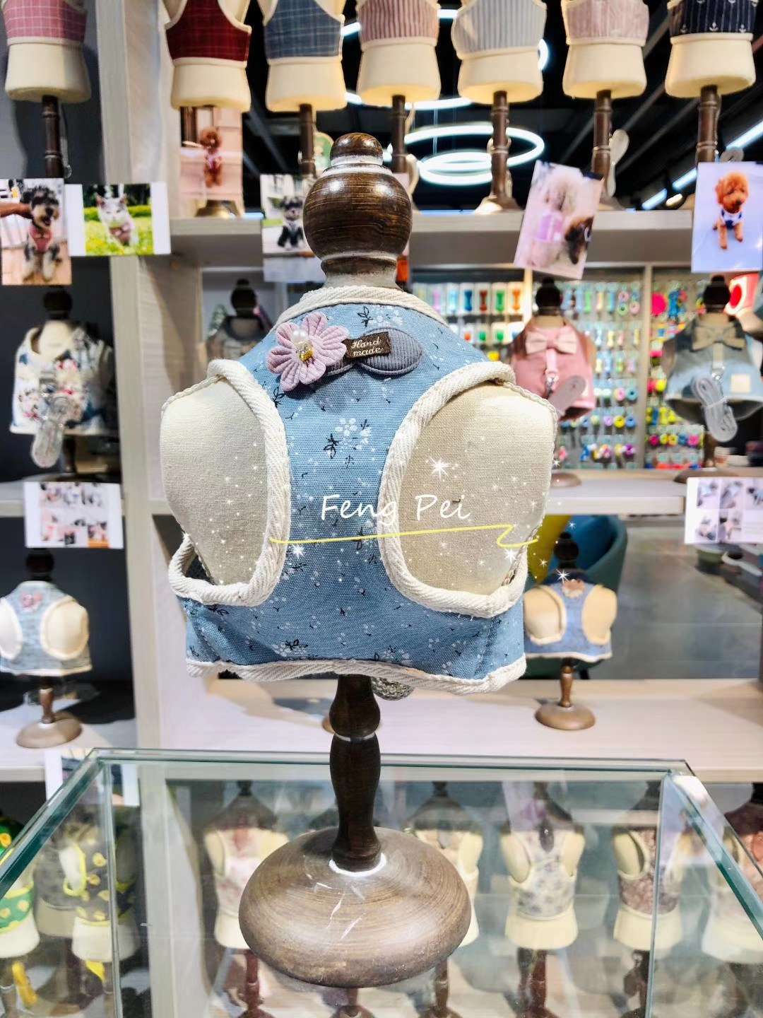 方型胸背带/寵物方型胸背/寵物呢用品胸细节图