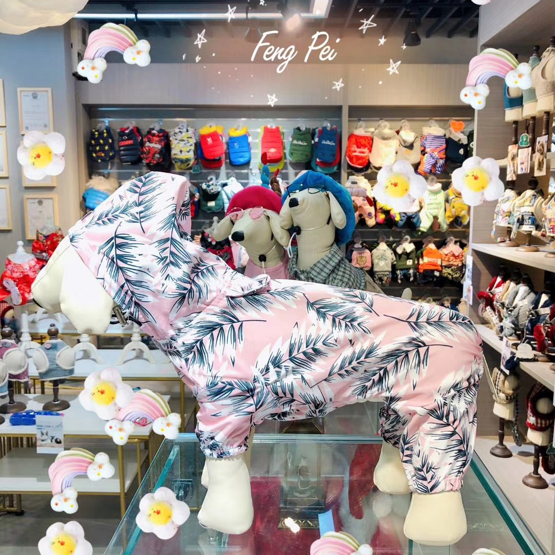 Pet baby raincoat dog is just need to go out, how to do in rainy days? Buy it!
