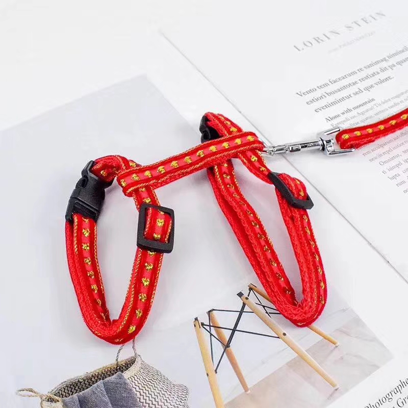 宠物宝宝猫咪时尚牵引绳戴着就是方便又好看！详情图3