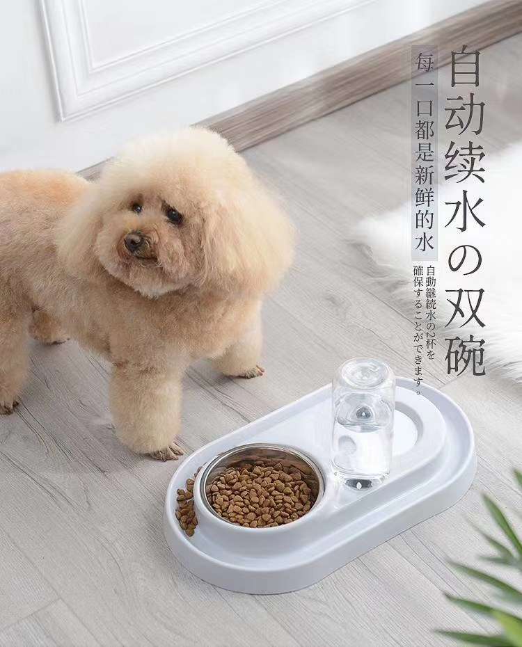 自动续水碗/寵物自动续水/寵物续水碗产品图