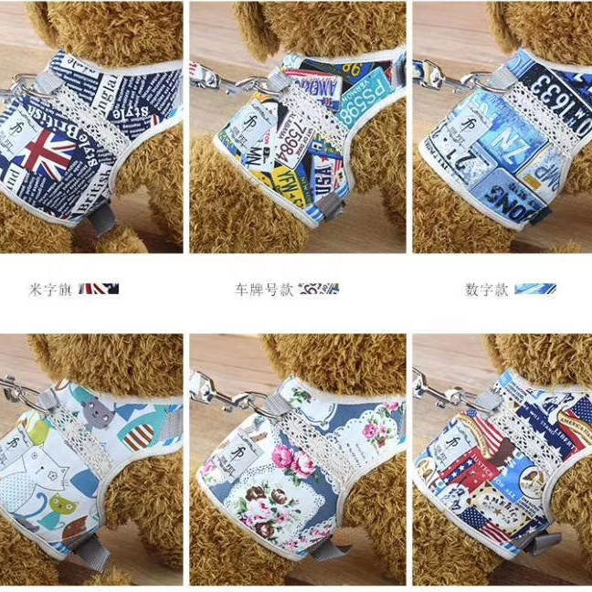 宠物宝宝波西米亚胸背带，多种花色可供选择