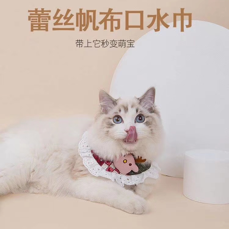 宠物印花帆布项圈🎉🎉🎉
狗狗口水巾 ，两个尺寸
