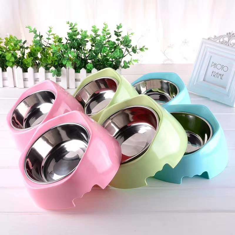 创意不锈钢宠物碗 🎉🎉🎉
可带不锈钢碗/塑料双碗
三色混，箱起发货详情8