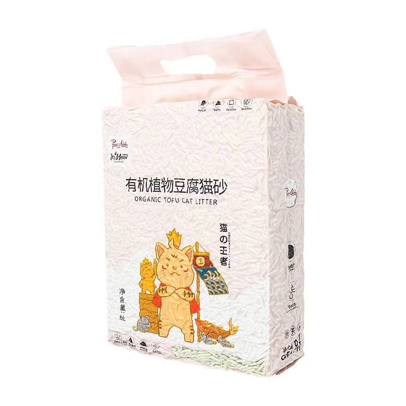 猫砂厂家直销 🎉🎉🎉
6L除臭无尘豆腐猫砂 
降解吸水结团有机植物猫砂批发详情2