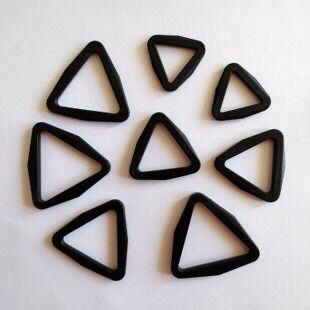 三角扣、箱包配件、服饰配件金属塑料三角扣厂家批发图