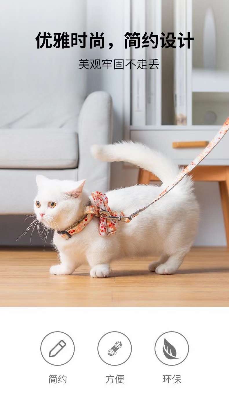 猫咪🐱蝴蝶结牵引🎉🎉🎉详情图6